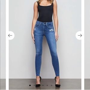 NWT Good American “Good Legs Zebra Pockets”